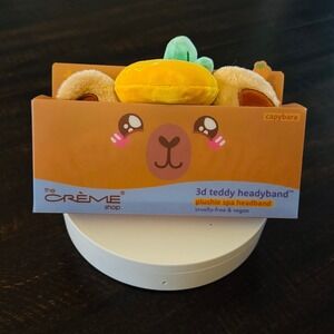 New The Crème Shop 3D Teddy HeadyBand Capybara Plushie – Vegan
